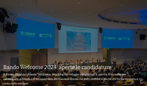 Bando Welcome 2024: aperte le candidature
