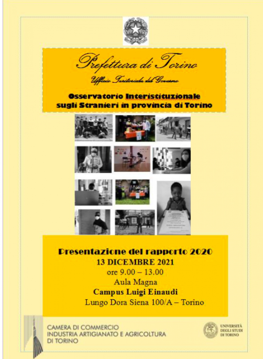 Rapporto 2020 dell’Osservatorio Interistituzionale sugli Stranieri in Provincia di Torino