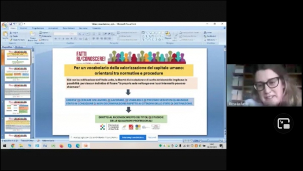 Slide e registrazione webinar di formazione Modulo II - La normativa in materia | Progetto Fatti Ri/Conoscere!