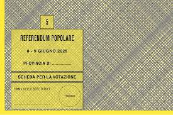 L’8 e 9 giugno si vota il referendum sulla cittadinanza.