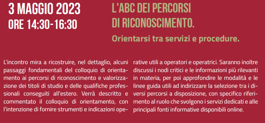 L'ABC dei percorsi di riconoscimento: orientarsi tra servizi e procedure | Fatti Ri/Conoscere!