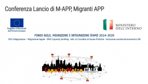 Conferenza Lancio di M-APP, Migranti APP