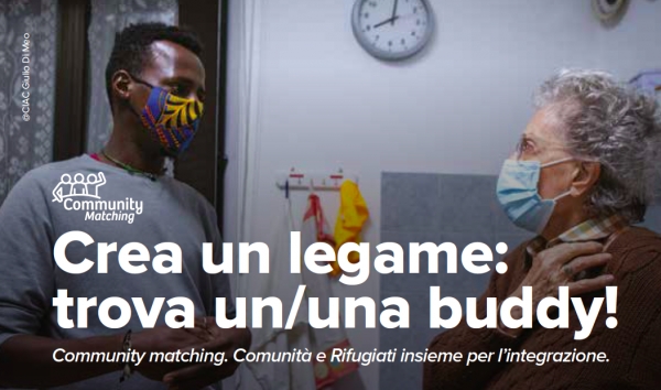 Trova il tuo Buddy! Il programma di Community Matching promuove l’integrazione delle persone rifugiate
