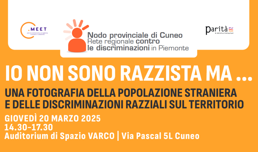 Convegno "Io non sono razzista ma..." | Giornata internazionale contro le discriminazioni razziali