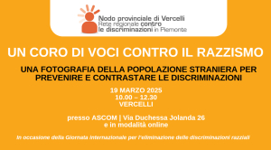 Convegno "Un coro di voci contro il razzismo" | Giornata internazionale contro le discriminazioni razziali