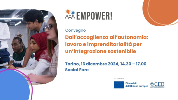 Convegno Dall’accoglienza all’autonomia: lavoro e imprenditorialità per un’integrazione sostenibile
