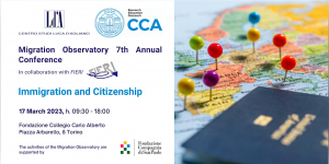 7° conferenza annuale dell’Osservatorio delle Migrazioni “Immigration and Citizenship”