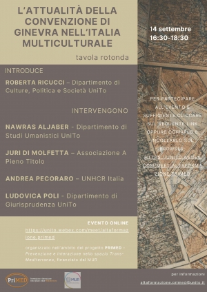 Tavola rotonda: L’attualità della convenzione di Ginevra nell’Italia multiculturale