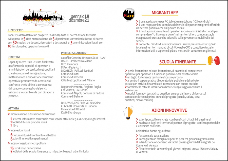 Conferenza finale del progetto CapaCity Metro IT