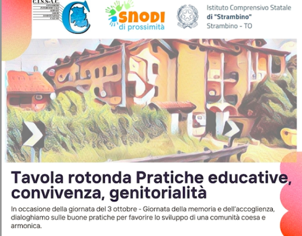 TAVOLA ROTONDA “Pratiche educative, convivenza, genitorialità”
