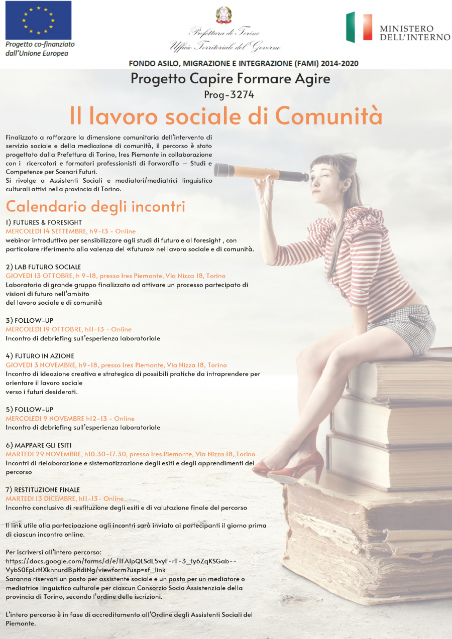 Percorso formativo Il lavoro sociale di comunità | Capire - Formare - Agire